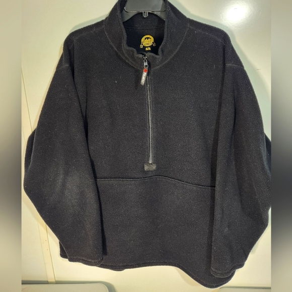 Black Half-Zip Men's Polartec, Size 3XLT - Picture 1 of 4